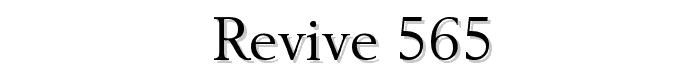 Revive 565 font